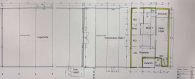Grundriss - Vielseitig nutzbare Lager- und Produktionshalle – bis zu ca. 970 m², teilbar ab 630 m²
