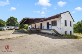 Außenansicht Lagerhalle - Lagerhalle mit vielseitigen Nutzungsmöglichkeiten – inkl. Wohnhaus auf großem Grundstück